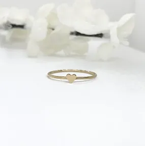 14k Gold Filled Heart Ring