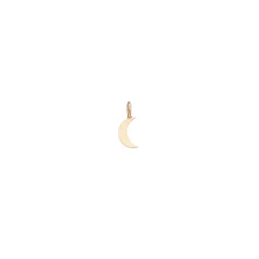 14k Midi Bitty Moon Charm