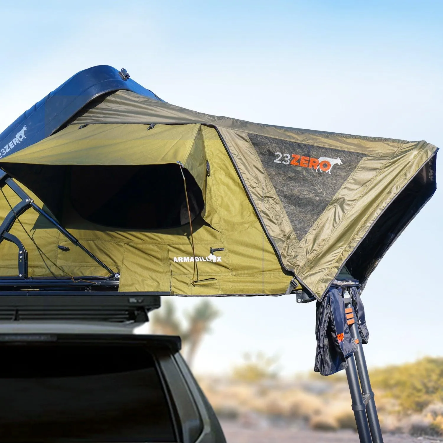 23 Zero ARMADILLO X2 hardshell roof top tent