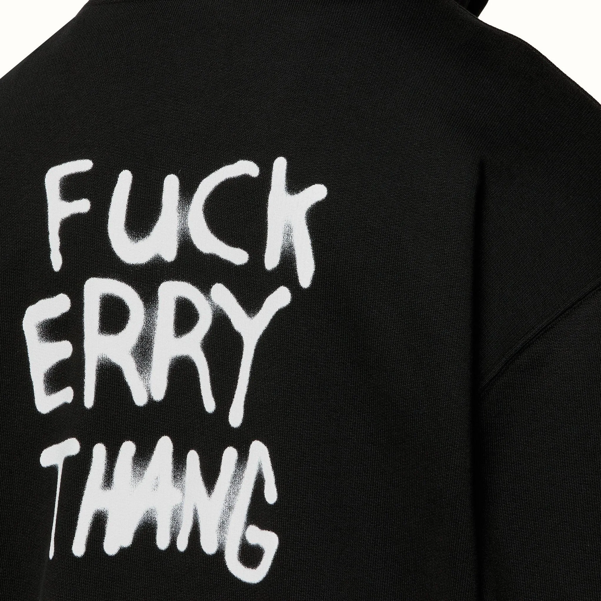 (70% OFF) HERON PRESTON Errythang Hoodie Black