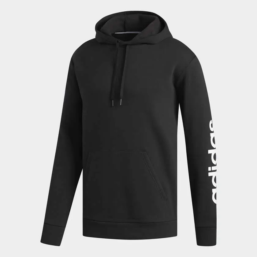 Adidas Originals Men's XXL Linear Fleece Hoodie - Black