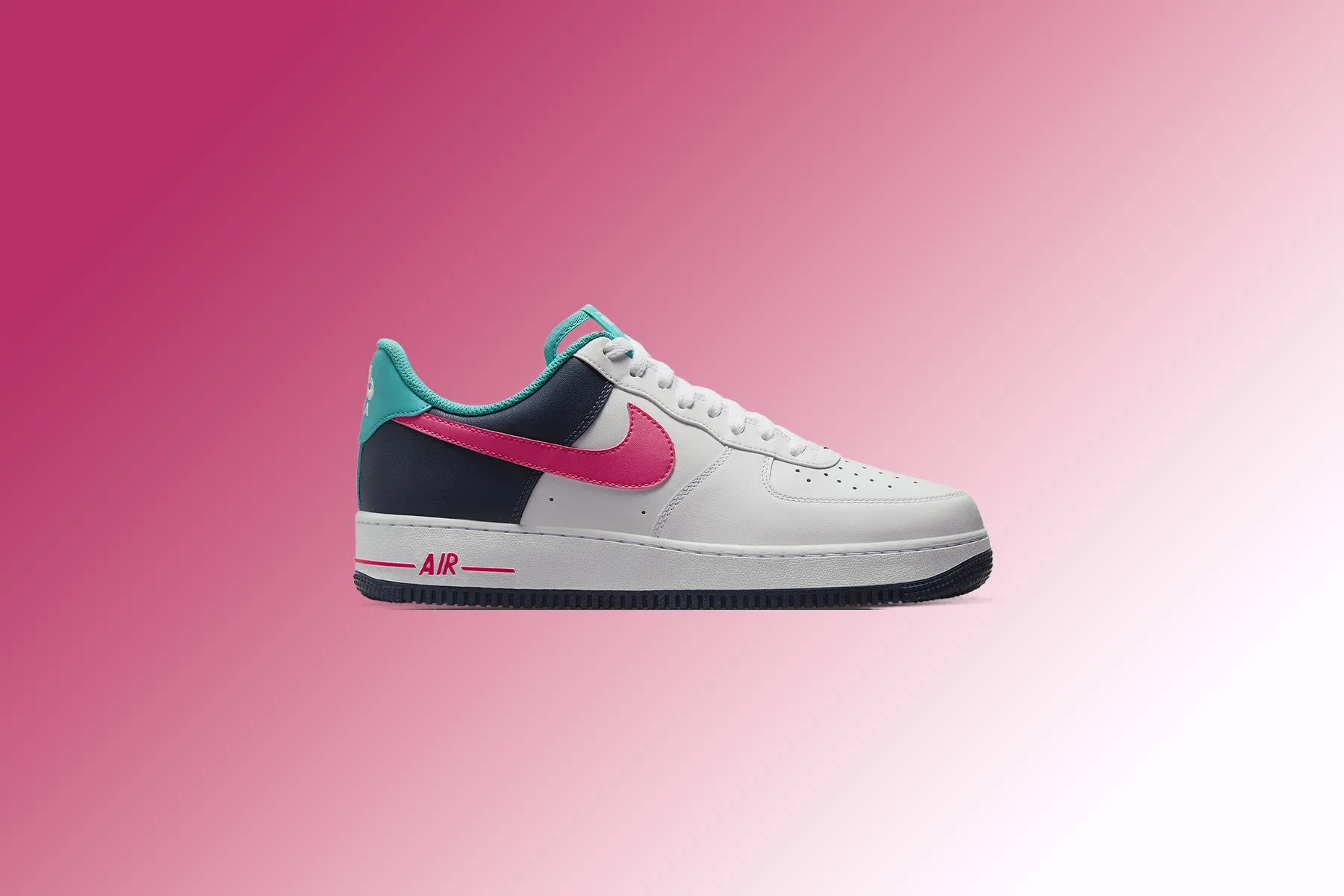 Air Force 1 '07 - White/ Racer Pink/Thunder Blue