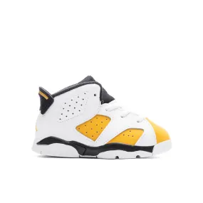 Air Jordan 6 Retro (TD) - White/Yellow Ochre/Black