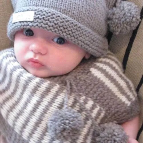 Baby Pompom Hat