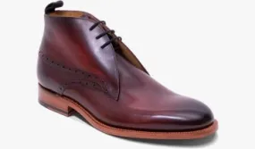 Barker Tyne Chukka Boot - Burgundy Calf