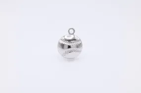 Baseball Wholesale Charm, 925 Sterling Silver, 606