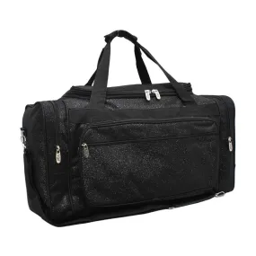 Black Glitter NGIL Canvas 20 Duffle Bag