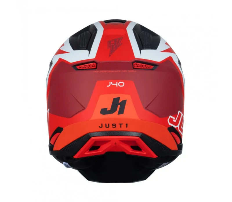 CASCO JUST1 J40 FLASH ROSSO