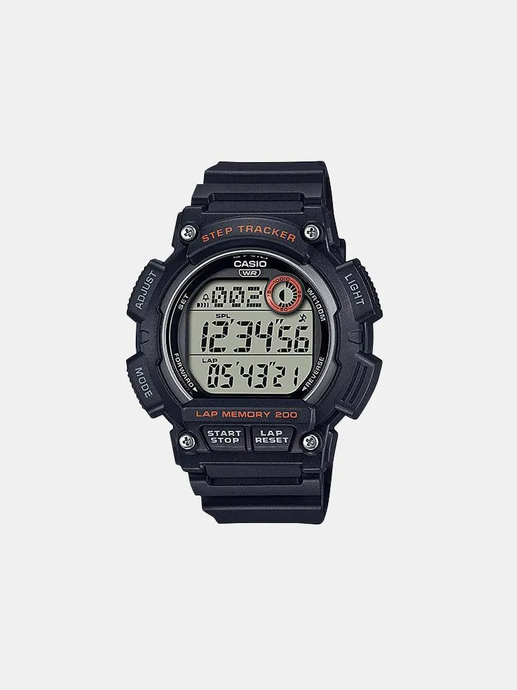 Casio Digital Runners Watch (WS2100H-1A) - Black