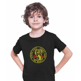 Cobra Kai T-shirt Karate Kid Movie Kung Fu Martial Arts Retro Gift Top Kids T-Shirt