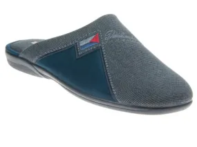 DeValverde Men's Slip On Navy Slipper DVV3505