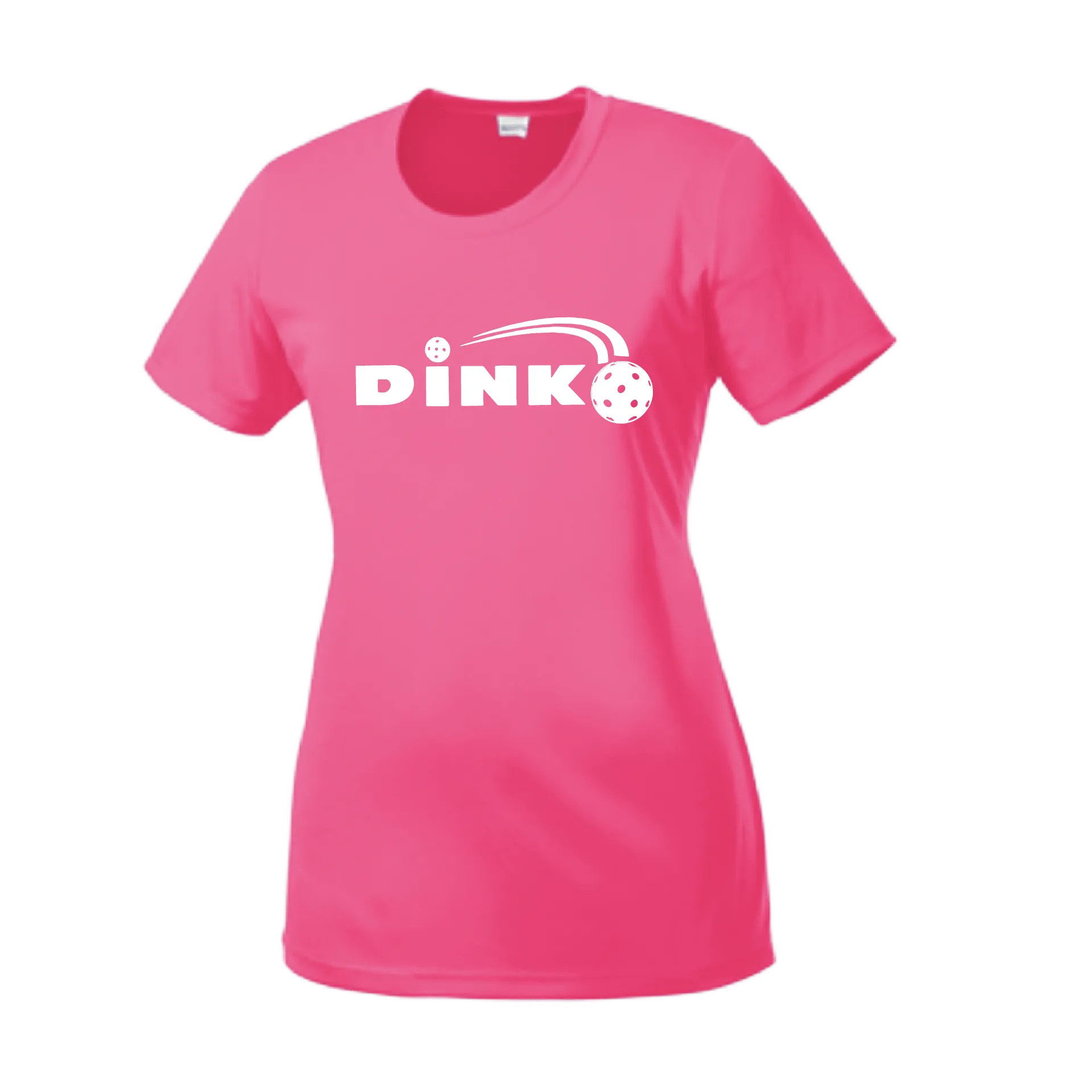 Dink | Women’s Short Sleeve Crewneck Athletic Shirts | 100% Polyester