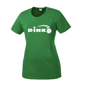 Dink | Women’s Short Sleeve Crewneck Athletic Shirts | 100% Polyester