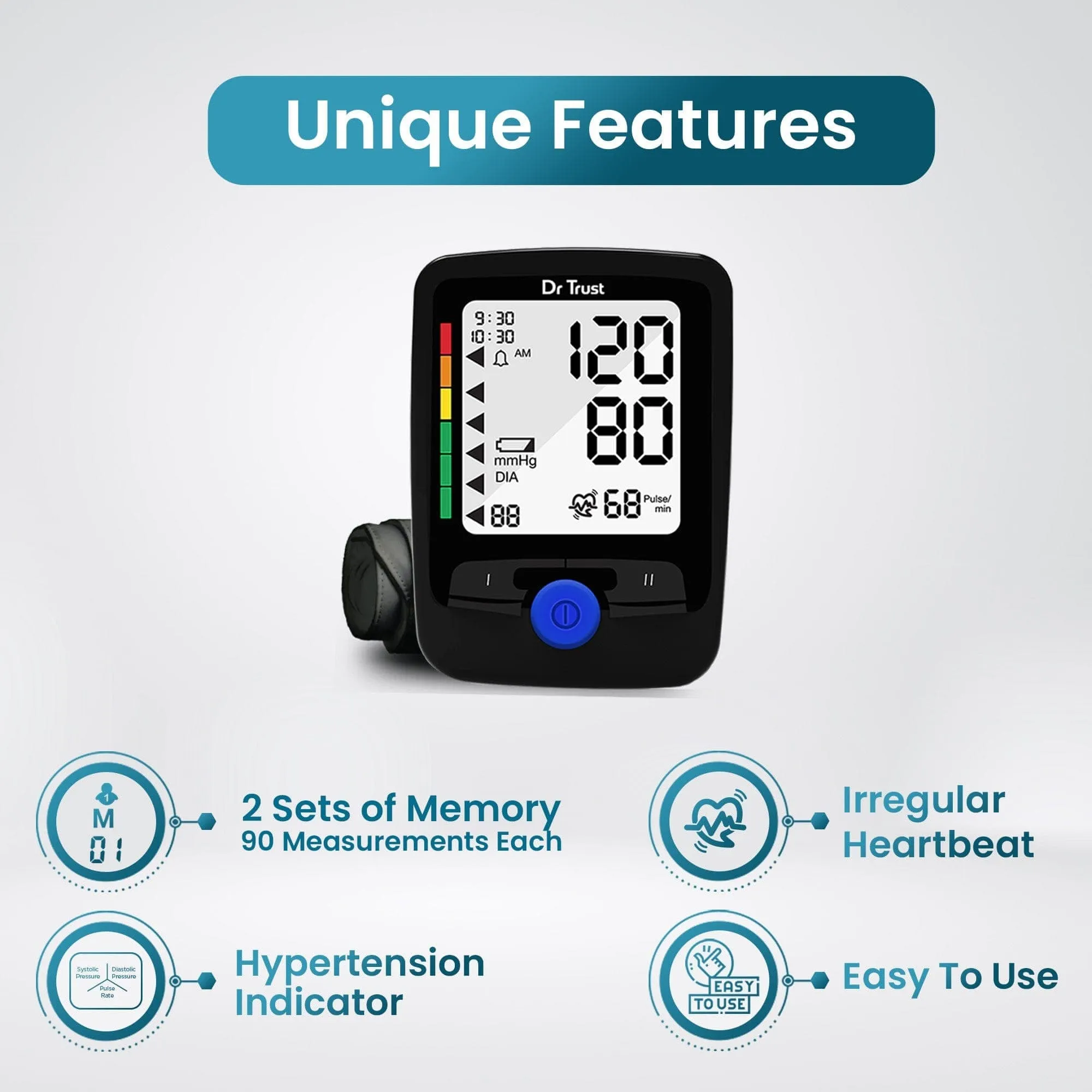 Dr Trust USA Blood Pressure Monitor (Arm type) BP Monitor 120