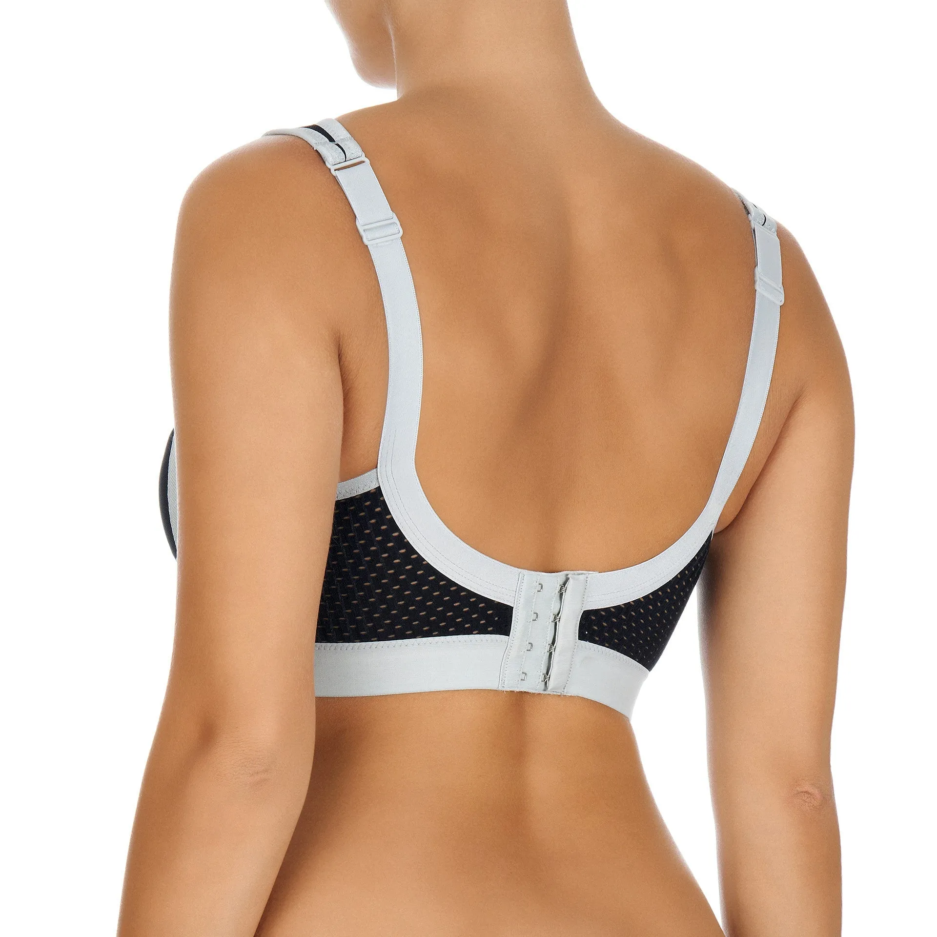 Extreme Control Black & Gray Sports Bra