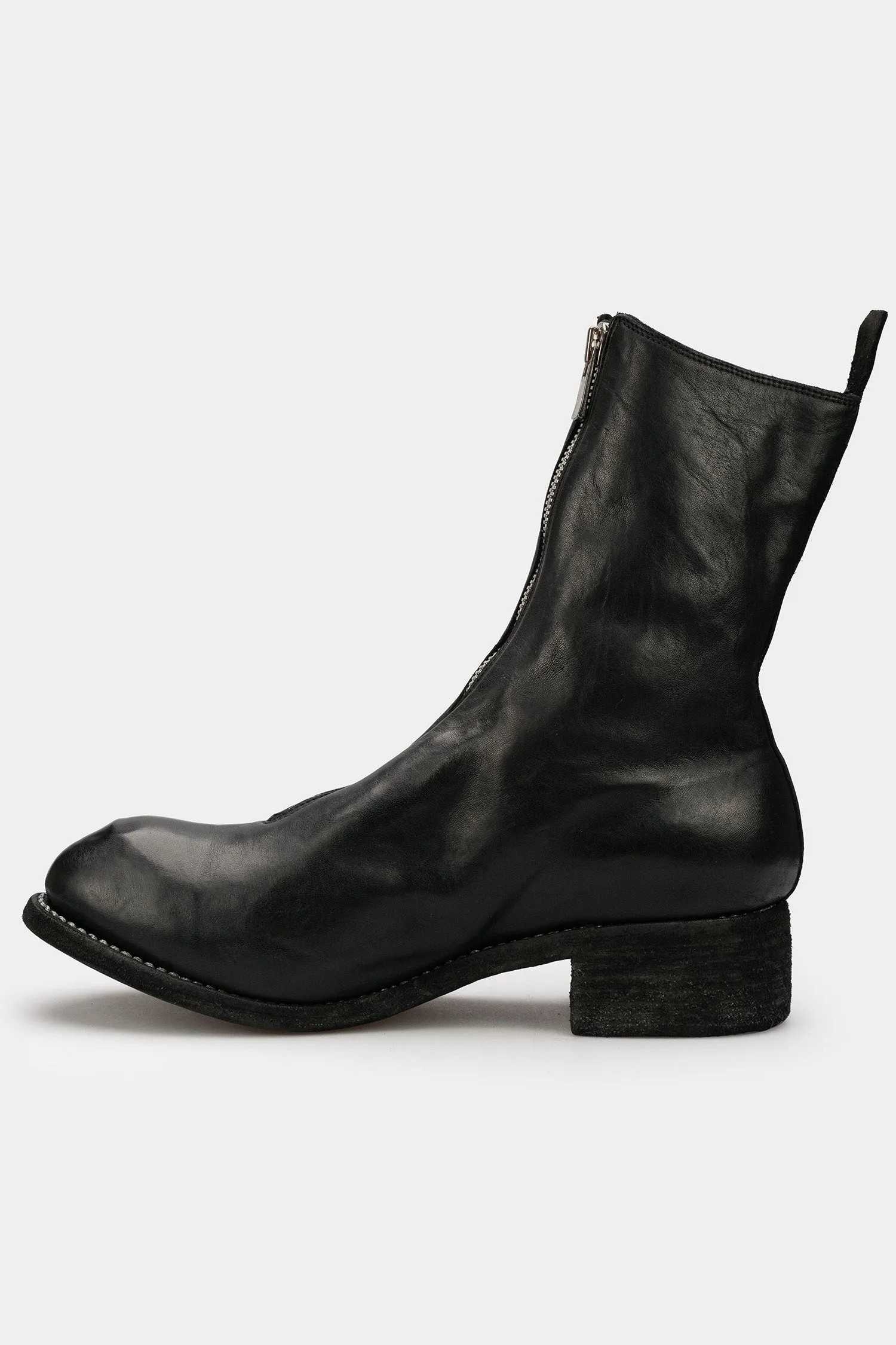 Front zip high top boots | PL2