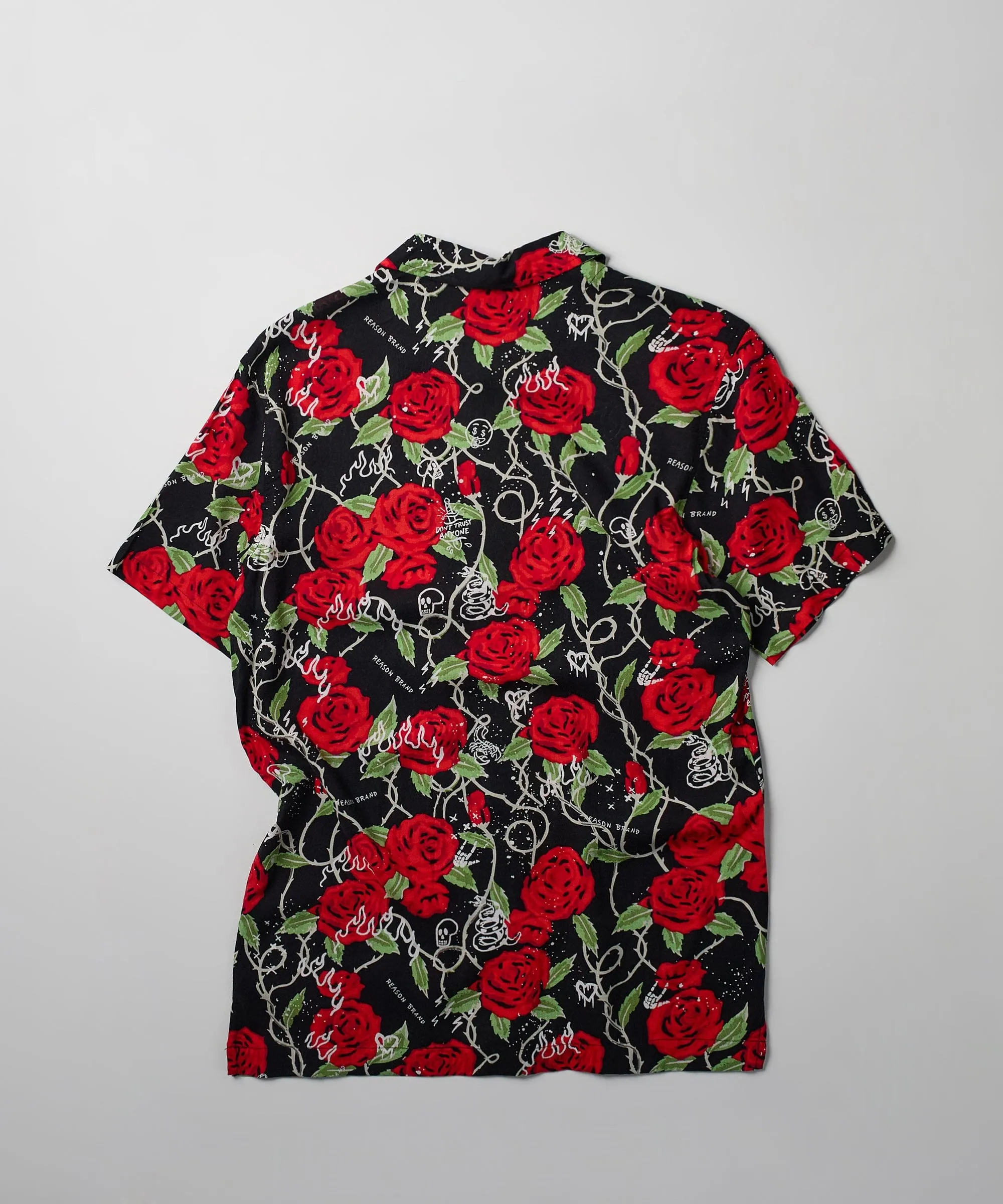 Harper Rose Allover Print Short Sleeve Shirt