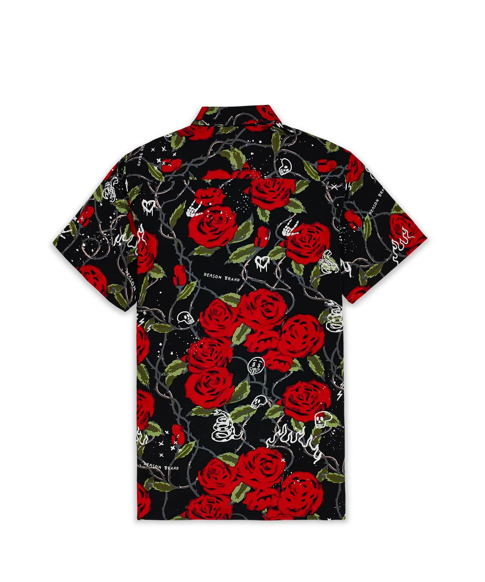 Harper Rose Allover Print Short Sleeve Shirt