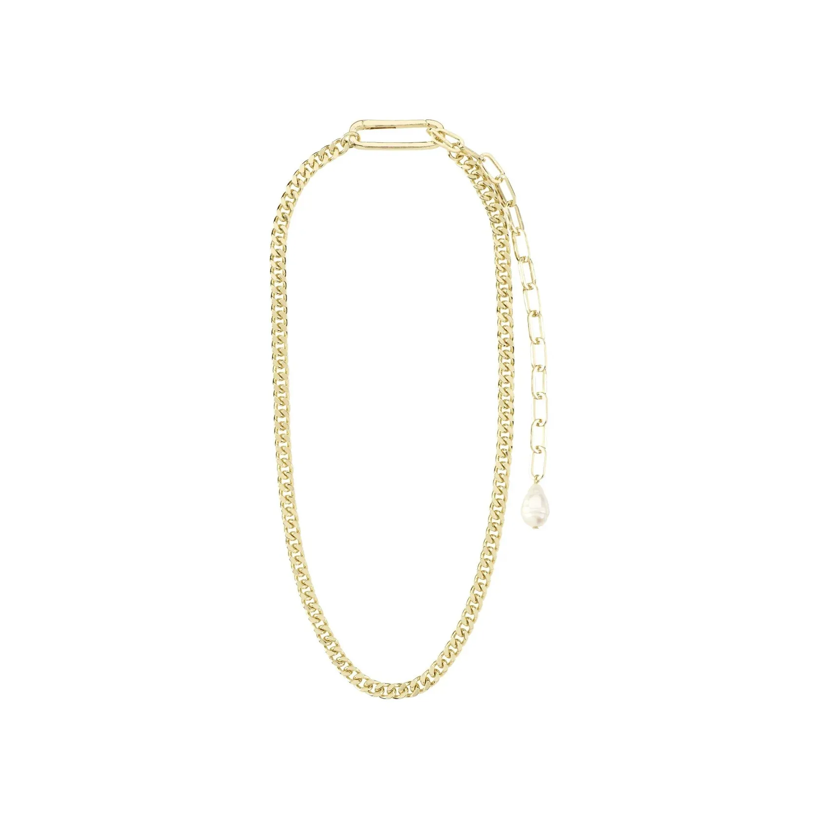 Heat Gold Plated Chain Necklace