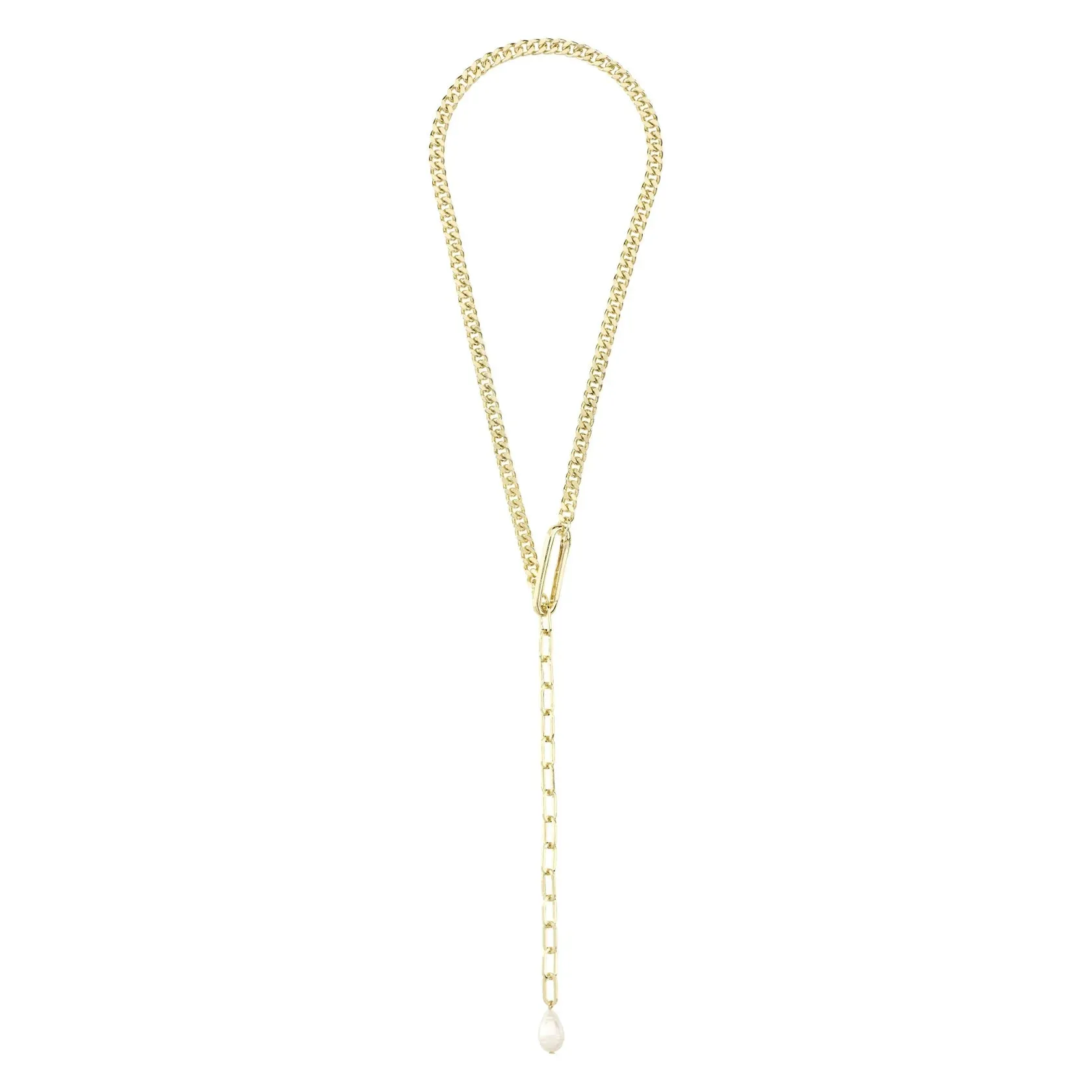 Heat Gold Plated Chain Necklace