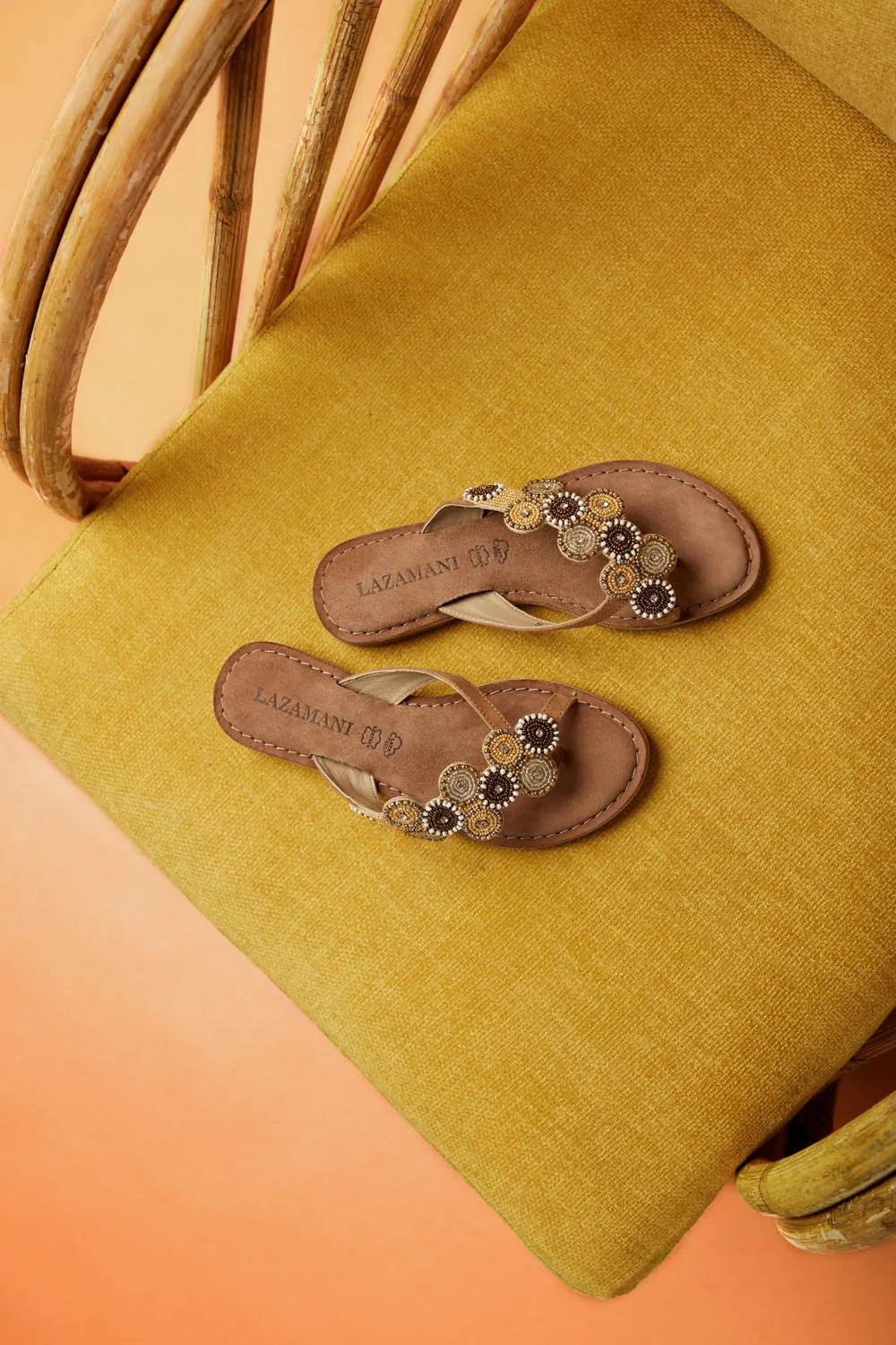 Julia Dames Slippers Beige