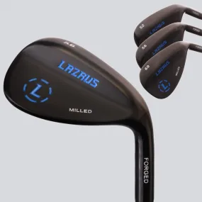 Lazrus Golf Wedges Set or Individual - Forged 52, 56, 60 | Gap, Sand, Lob Wedge (Right or Left Hand)