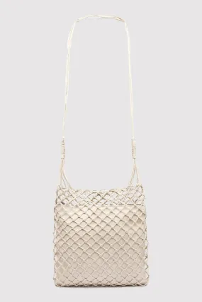 Macrame Sling Bag - Ecru