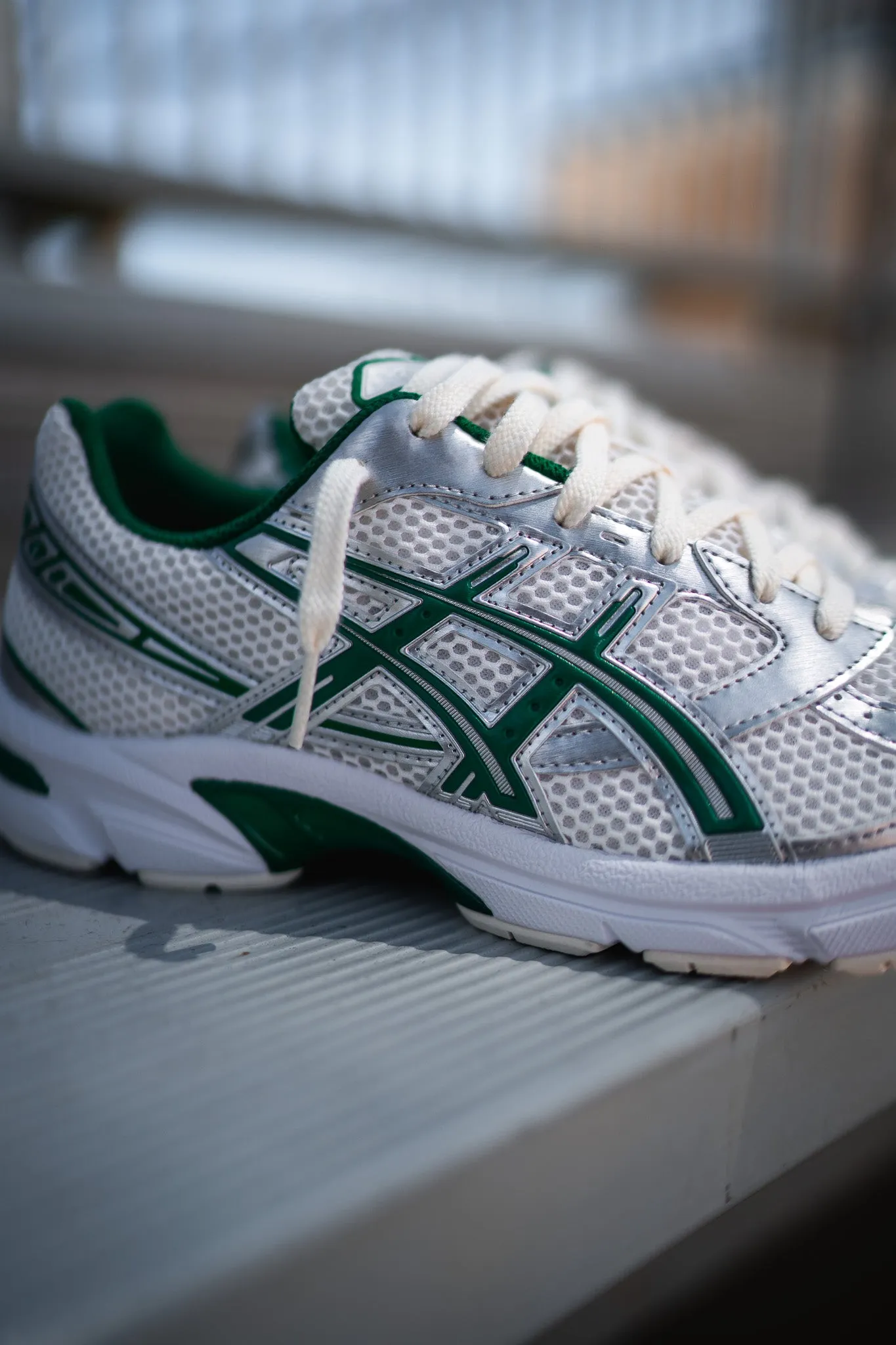 Mens Asics Gel-1130 (Cream/Kale)