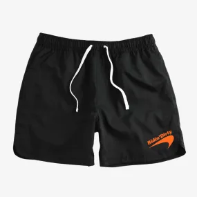 mens ridin' dirty pleasure logo short (black)