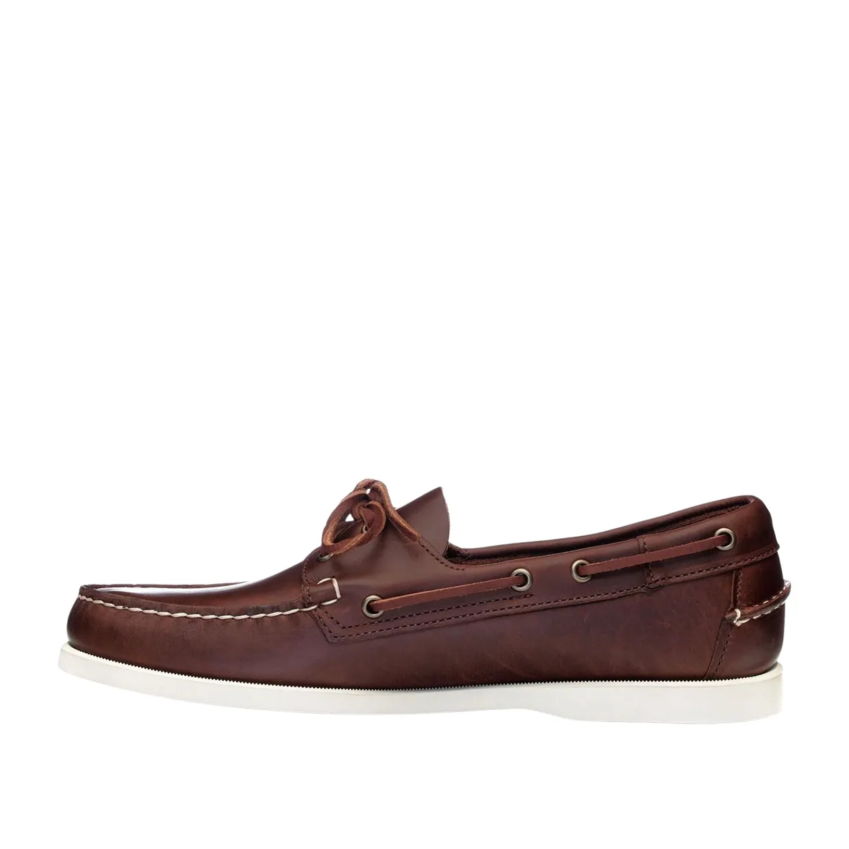 Mocassini Uomo Sebago Docksides Portland Waxed Marrone