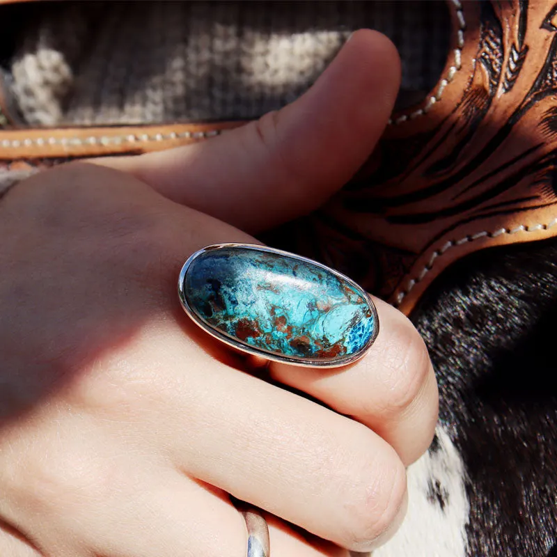 Percy Shattuckite Oval Ring H