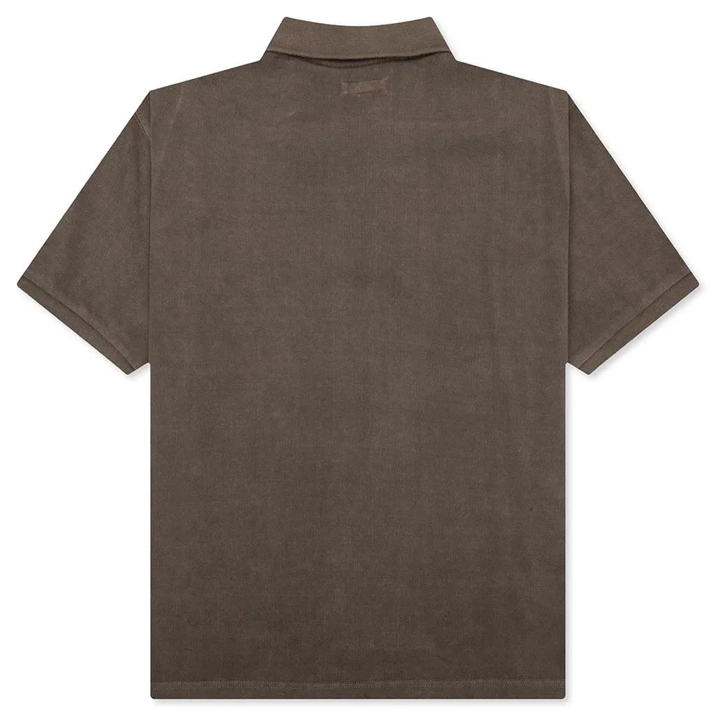 Pigment Dyed Pique Polo - Taupe