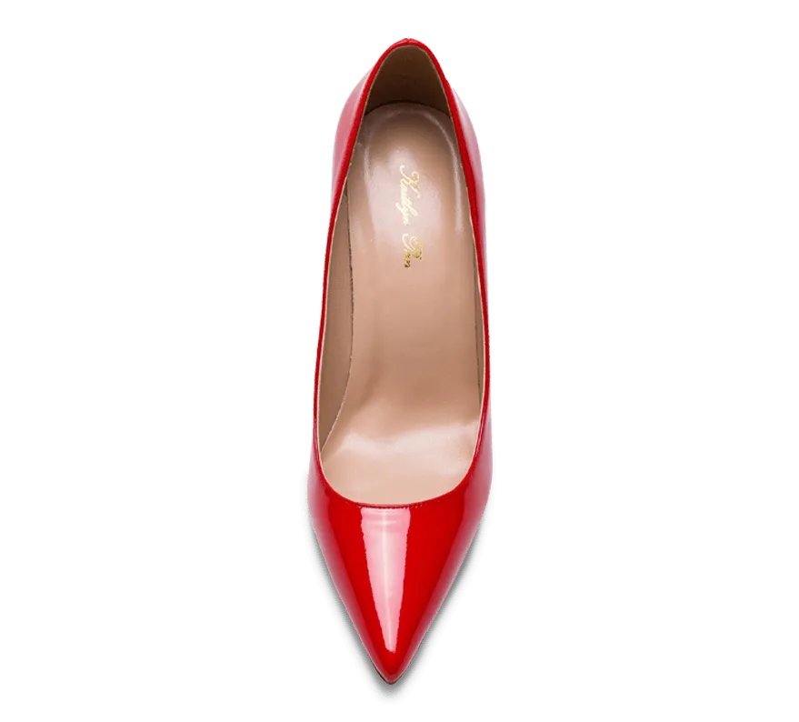 Pointed Toe Red Sole High Heel Pumps