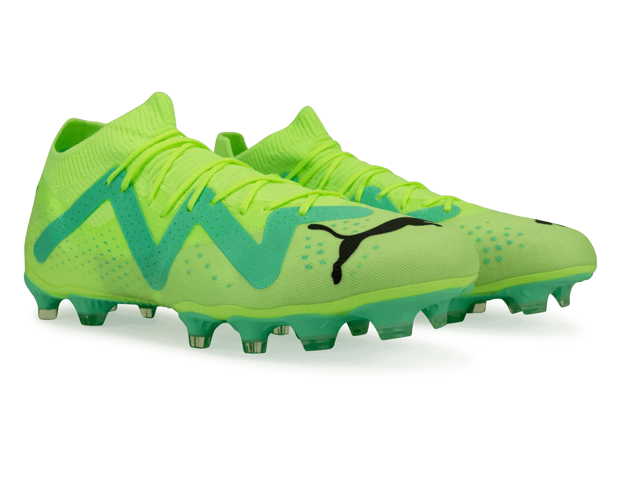 PUMA Men's Future Match FG/AG Yellow/Mint