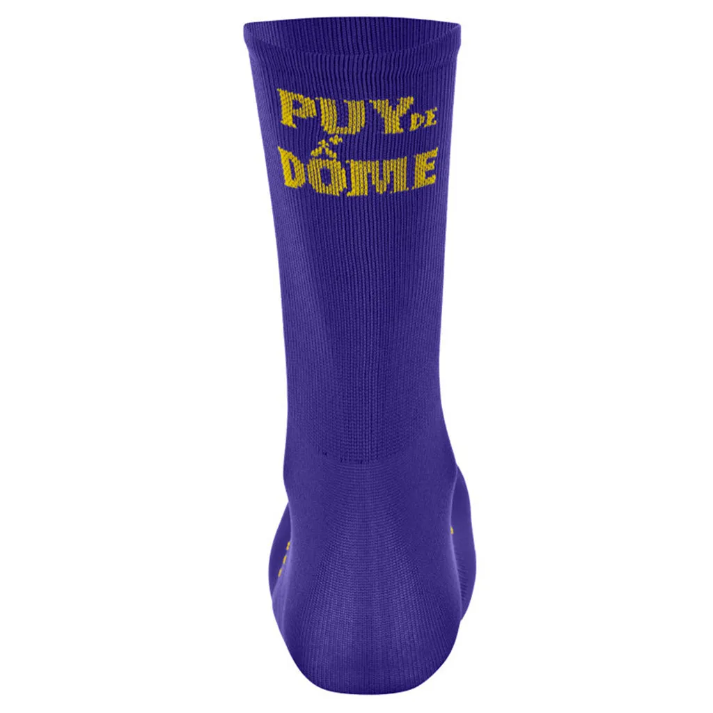 Santini TDF Puy De Dome Socks - White