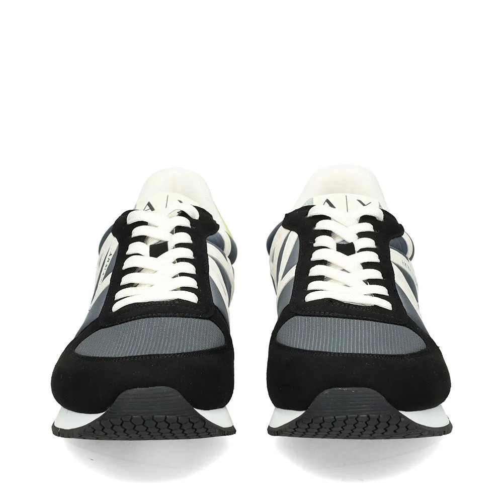 Scarpe Uomo ARMANI EXCHANGE Sneakers Black - Grey - Yellow