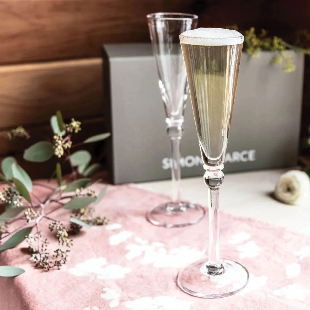 Simon Pearce Hartland Champagne Flute