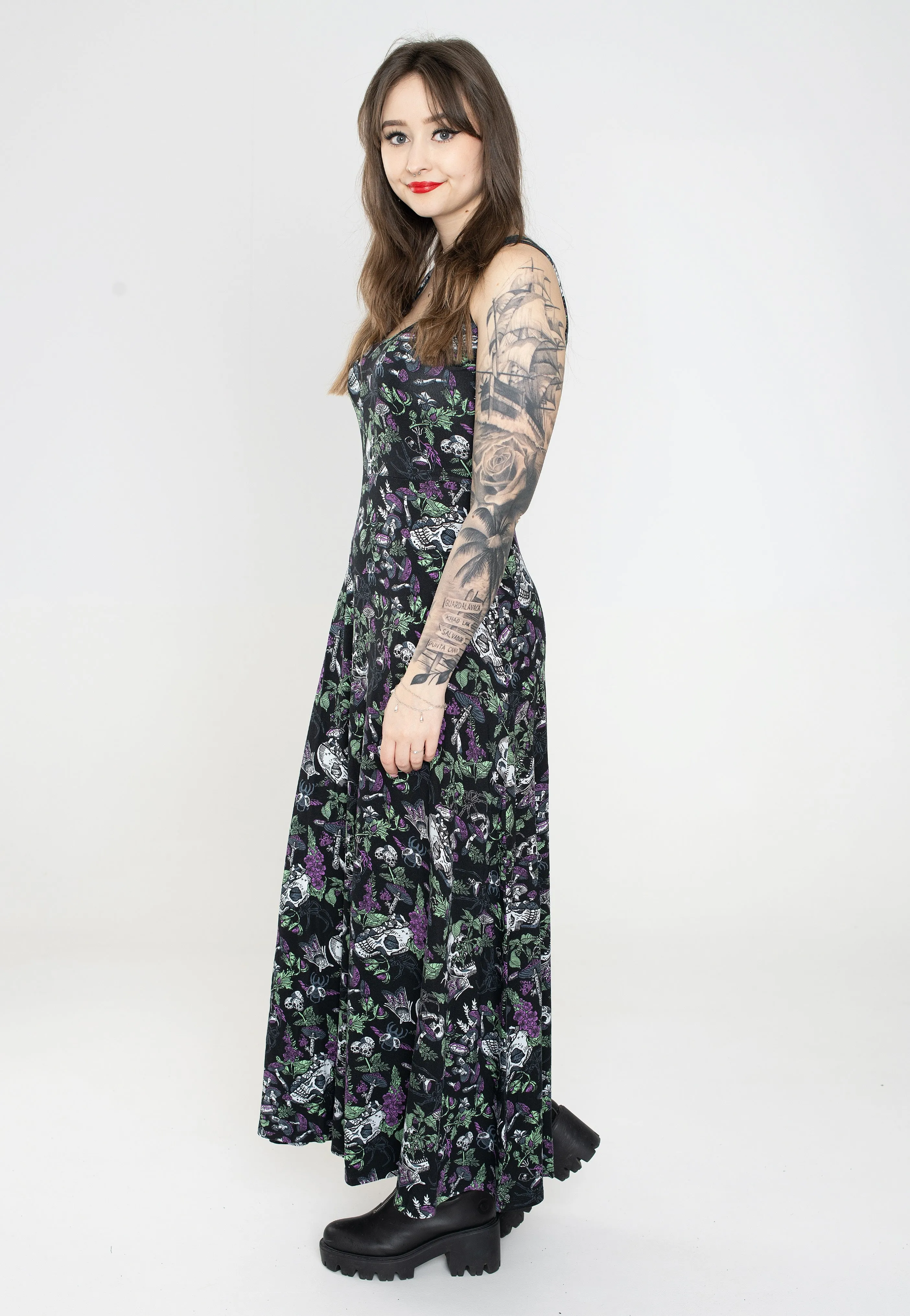 Sourpuss Clothing - Garden Witch Black - Dress