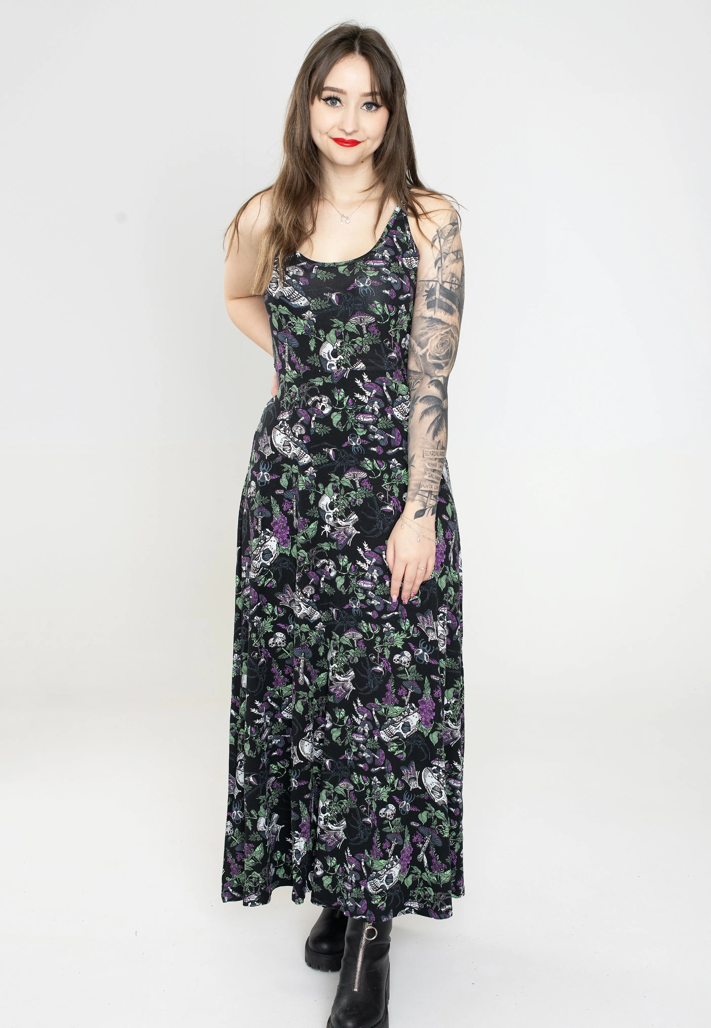 Sourpuss Clothing - Garden Witch Black - Dress