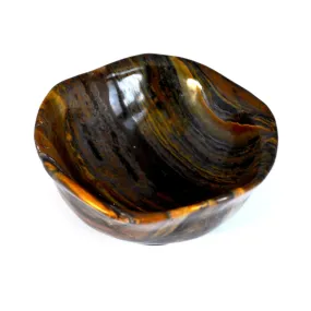 Tiger Stripe Tigers Eye Trinket Dish