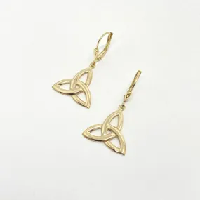 Trinity Knot 'Ardfert' Drop Earrings - Large